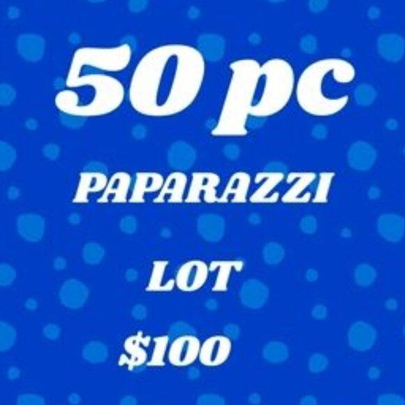 BLOW-OUT SALE! PAPARAZZI 50 PIECE LOT OF NECKLACES EARRING SETS OR EARRINGS-NWOT - Picture 1 of 5